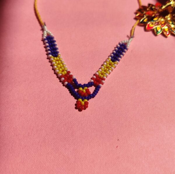 Handmade Colorful Kanth Mala for Laddu Gopal - Choose Your Colors! - Image 3
